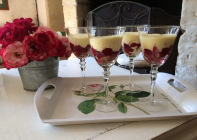 Tiramisu à la framboise - verrine desserts