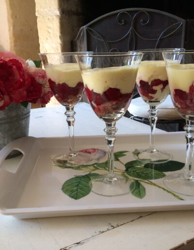 Tiramisu à la framboise - verrine desserts