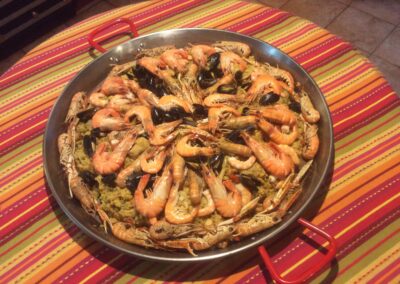 Paella - Cuisine façon traiteur à tours et amboises - 37- indre et loire