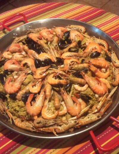 Paella - Cuisine façon traiteur à tours et amboises - 37- indre et loire