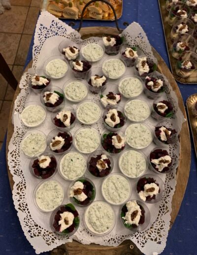 Plateau de verrines entrées - Cuisinière façon traiteur à Amboise, proche de Tours (37) - La cuisine de la Bertinière - Marie Gallois