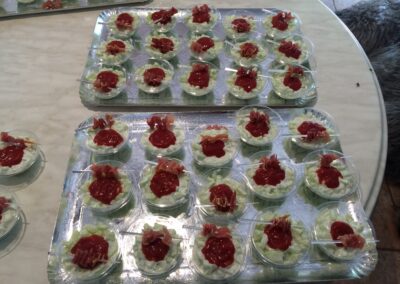 Verrines concombre jambon cru - Cuisinière façon traiteur à Amboise, proche de Tours (37) - La cuisine de la Bertinière - Marie Gallois